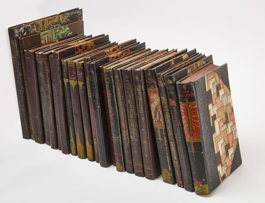 Archive of Early Hand Bound Opera Scores Puccini Autograph: An interesting archive of 63 early operatic scores, 48 of which were hand bound by one Max Klein, who fled Nazi Germany and came to NYC in the 1930's. One of the scores, Mme. Butterfly is