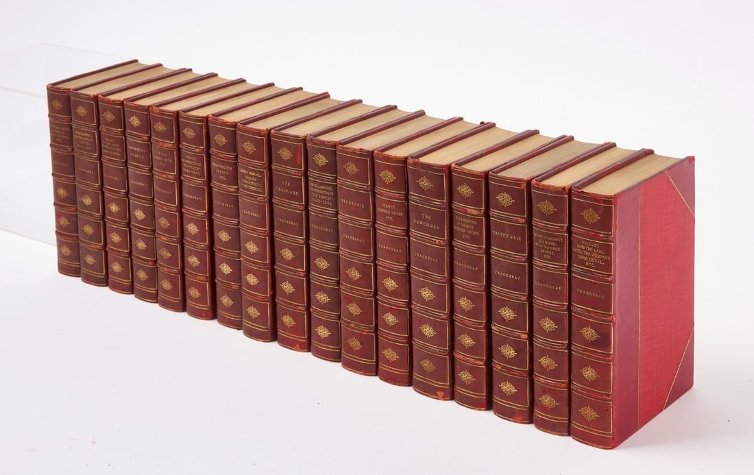 Thackeray The Oxford Thackeray Fine Bindings 17 Volumes. (1 of 3)