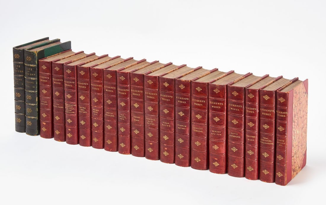 Dickens, Charles Works In 17 Volumes With Forster's Life Of CD (1 of 2)
