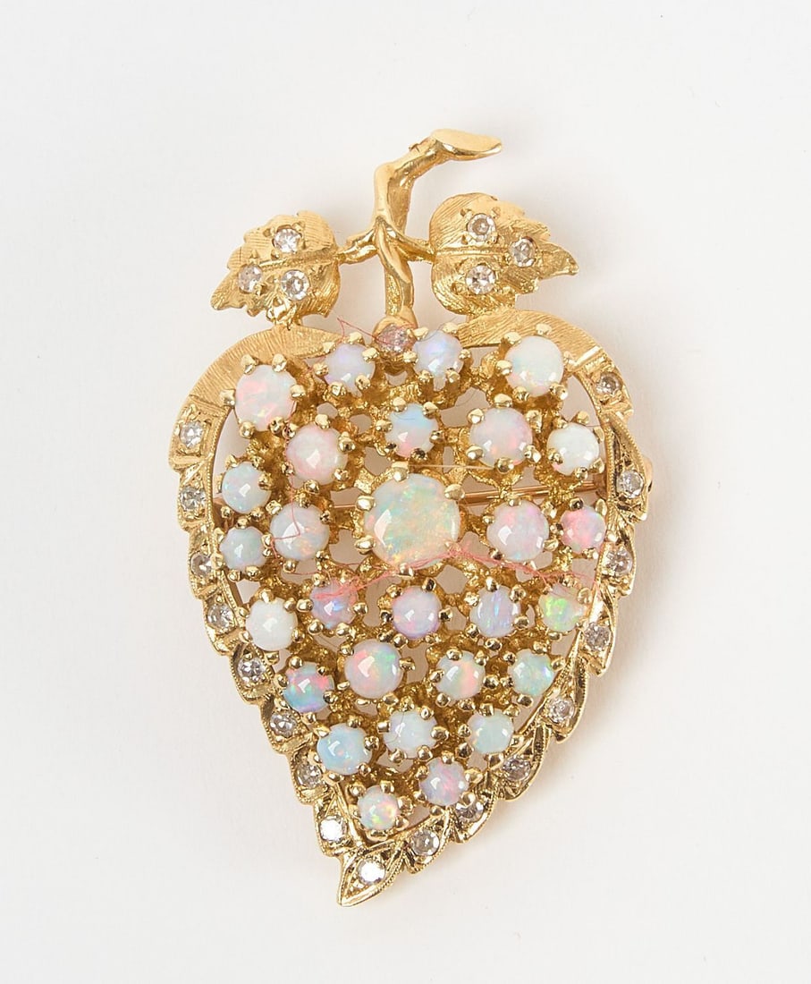 14k Pin with Pearls (1 of 2)