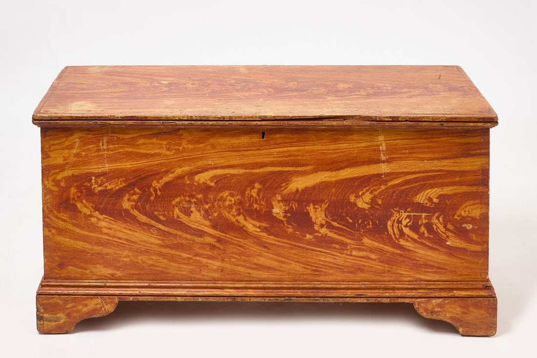 Grain-Painted Blanket Chest (1 of 8)