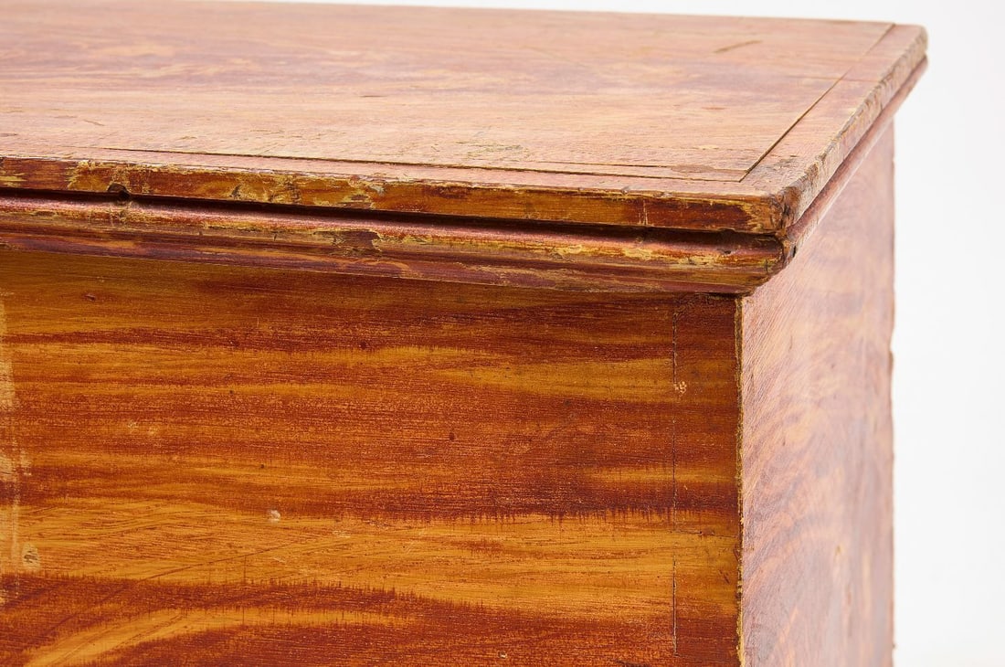 Grain-Painted Blanket Chest - 2