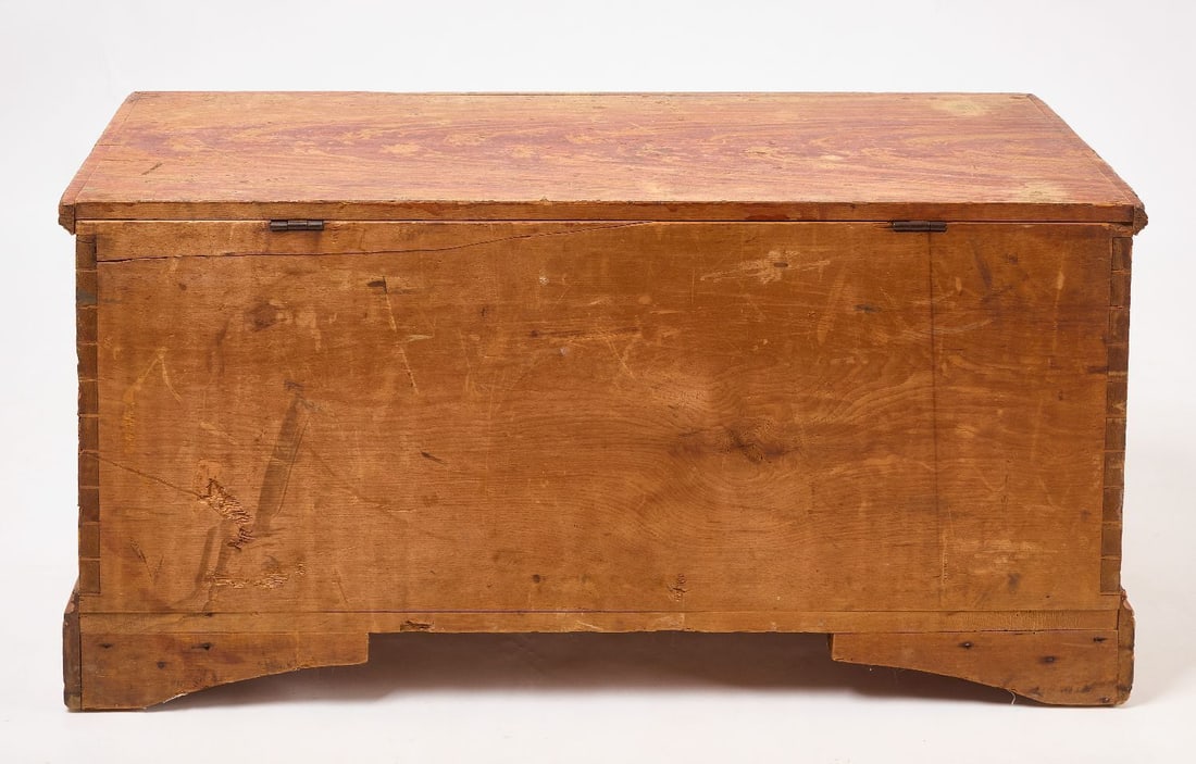 Grain-Painted Blanket Chest - 6