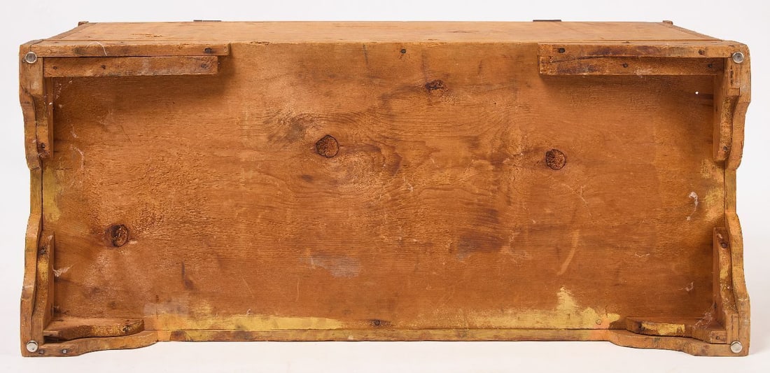 Grain-Painted Blanket Chest - 7