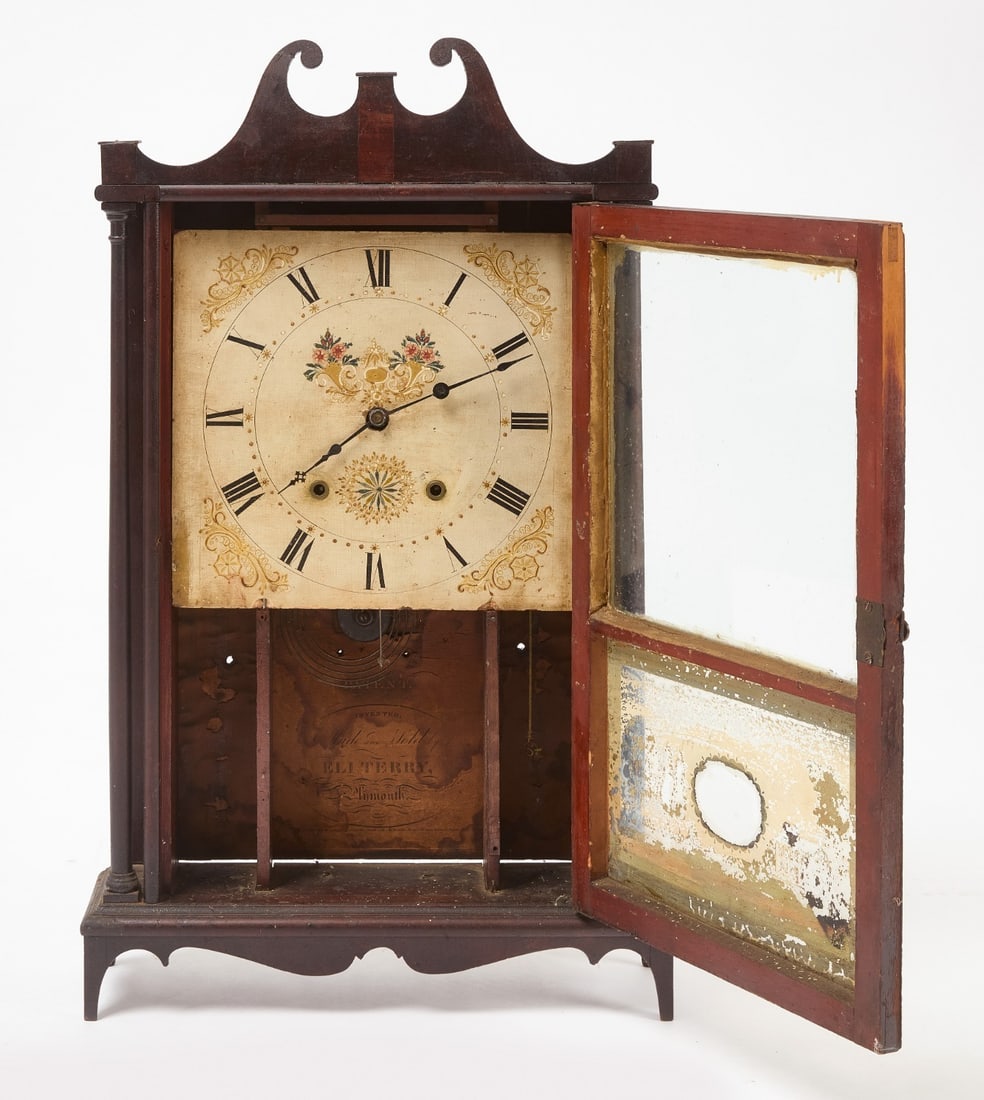 Eli Terry Pillar and Scroll Clock - 2