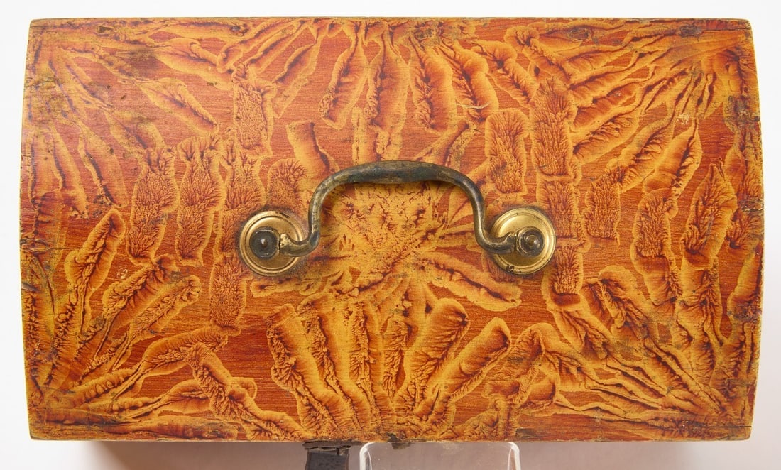 Small Paint-Decorated Document Box - 3