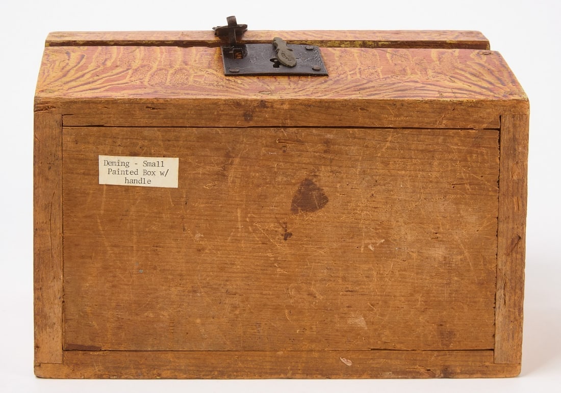 Small Paint-Decorated Document Box - 5