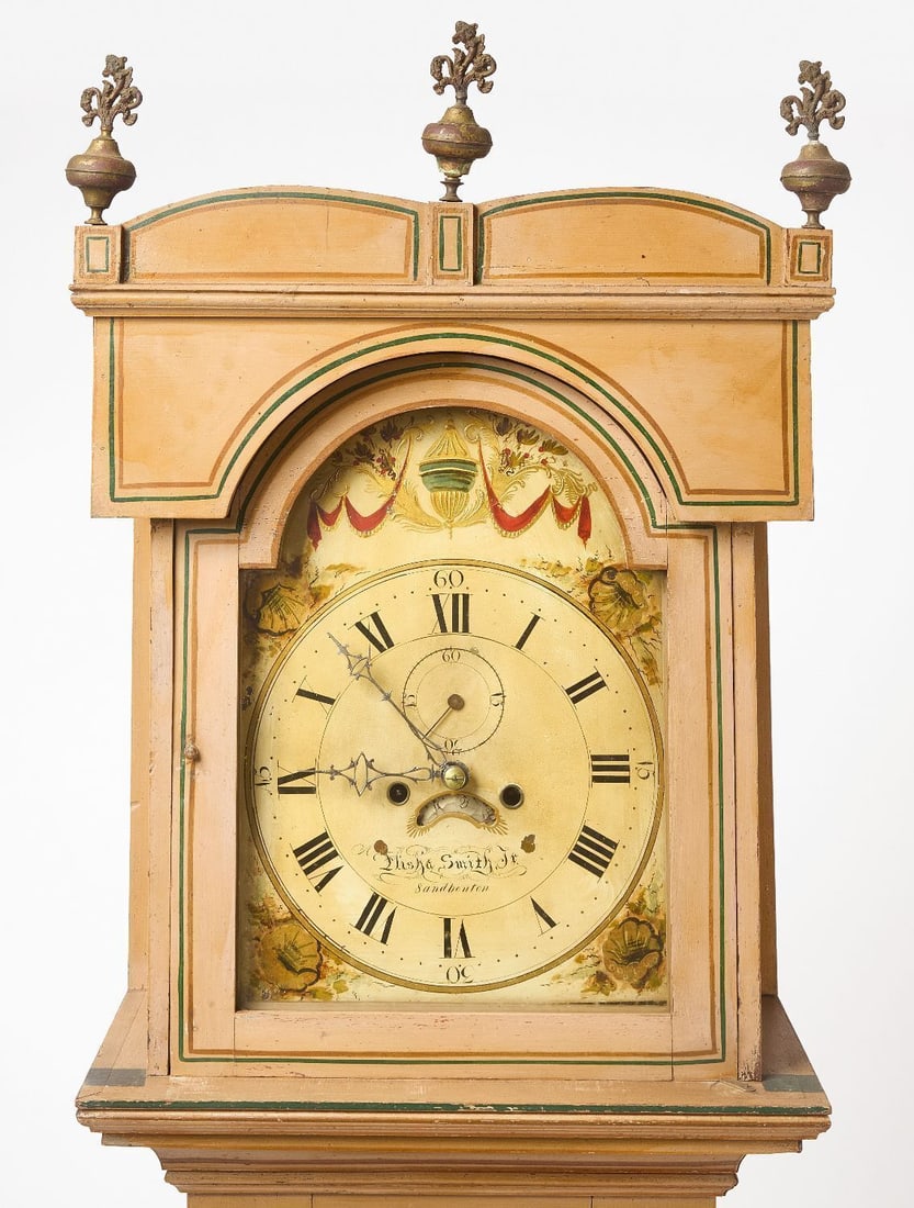 Paint Decorated Tall Clock - 2