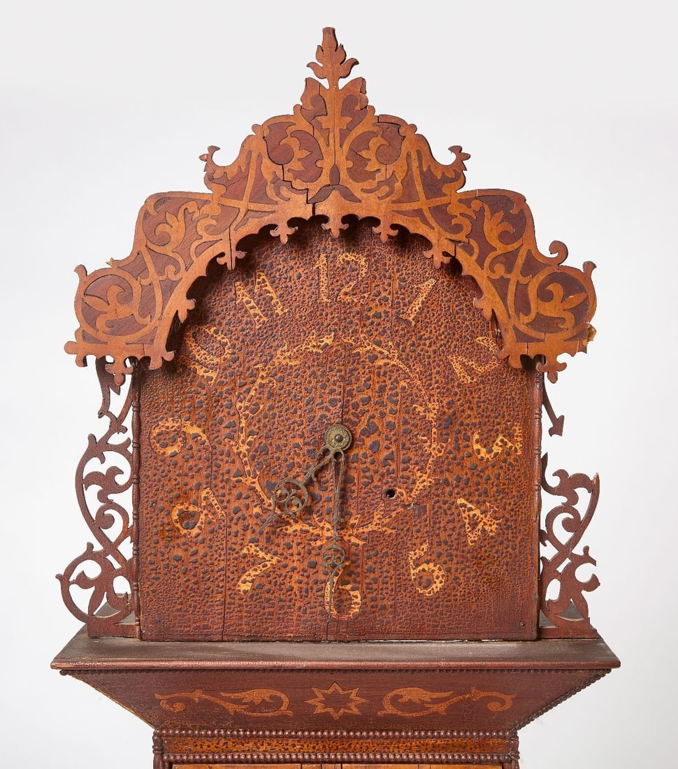 Fretwork Tall Clock - 2