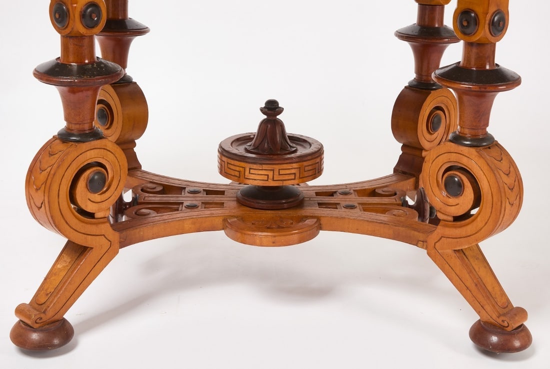Neo-Greco Scroll Foot Table - 3