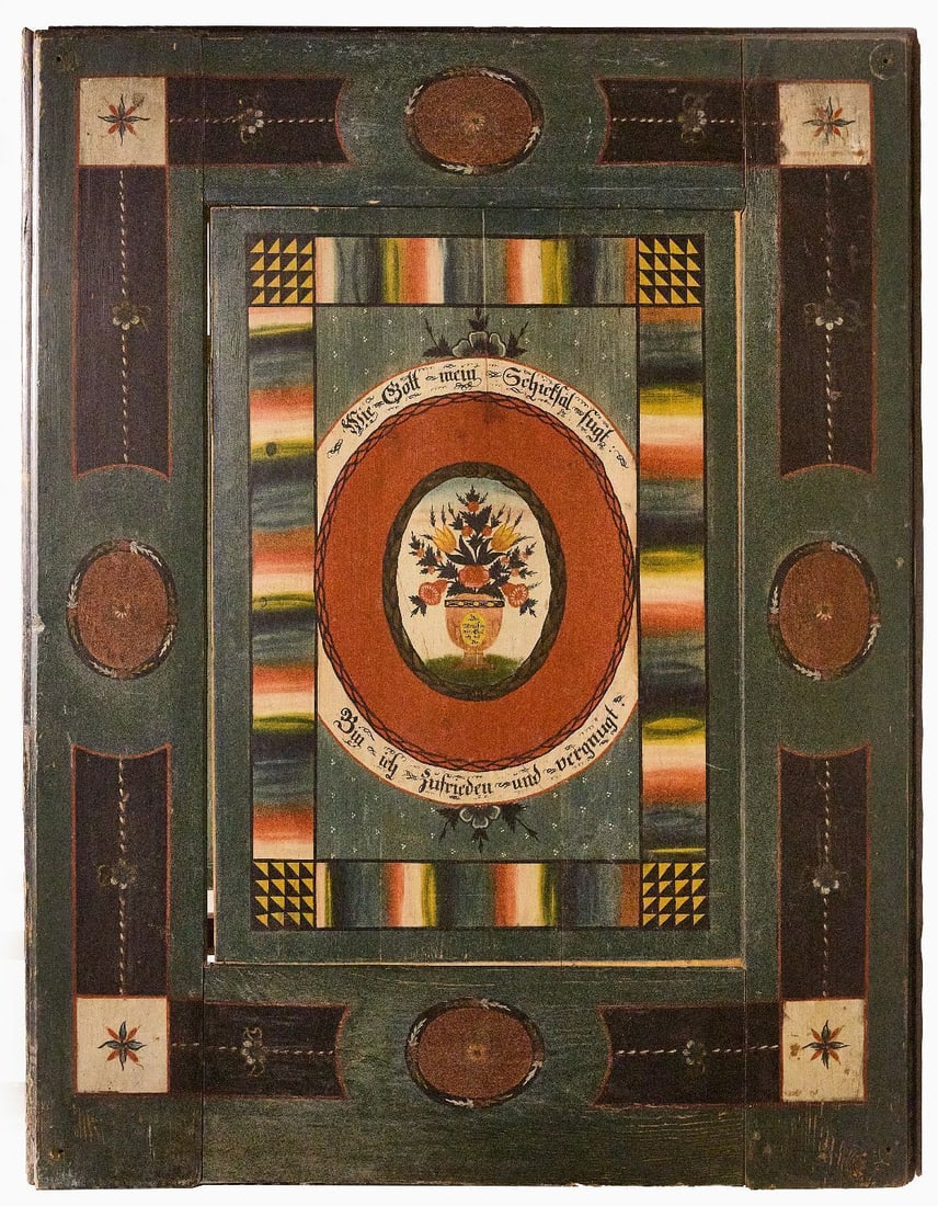 Exceptional Paint-Decorated Bedstead - 5