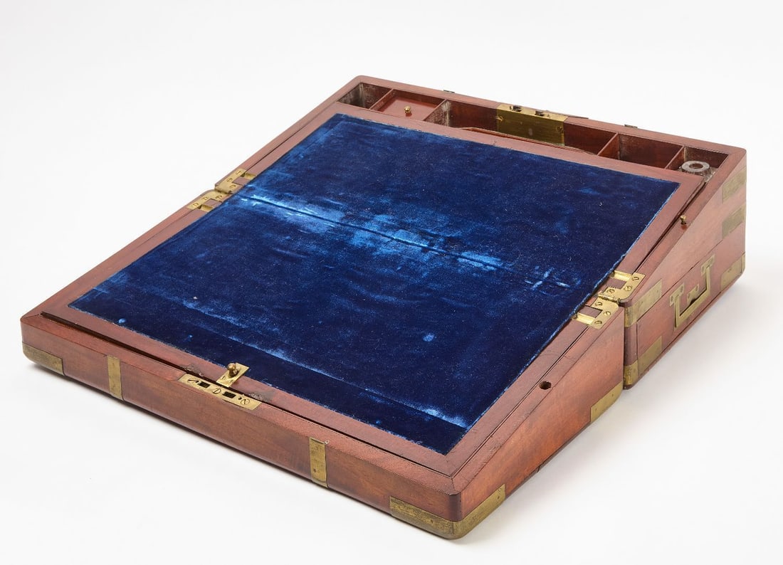 Brass-Mounted Writing Desk - 2