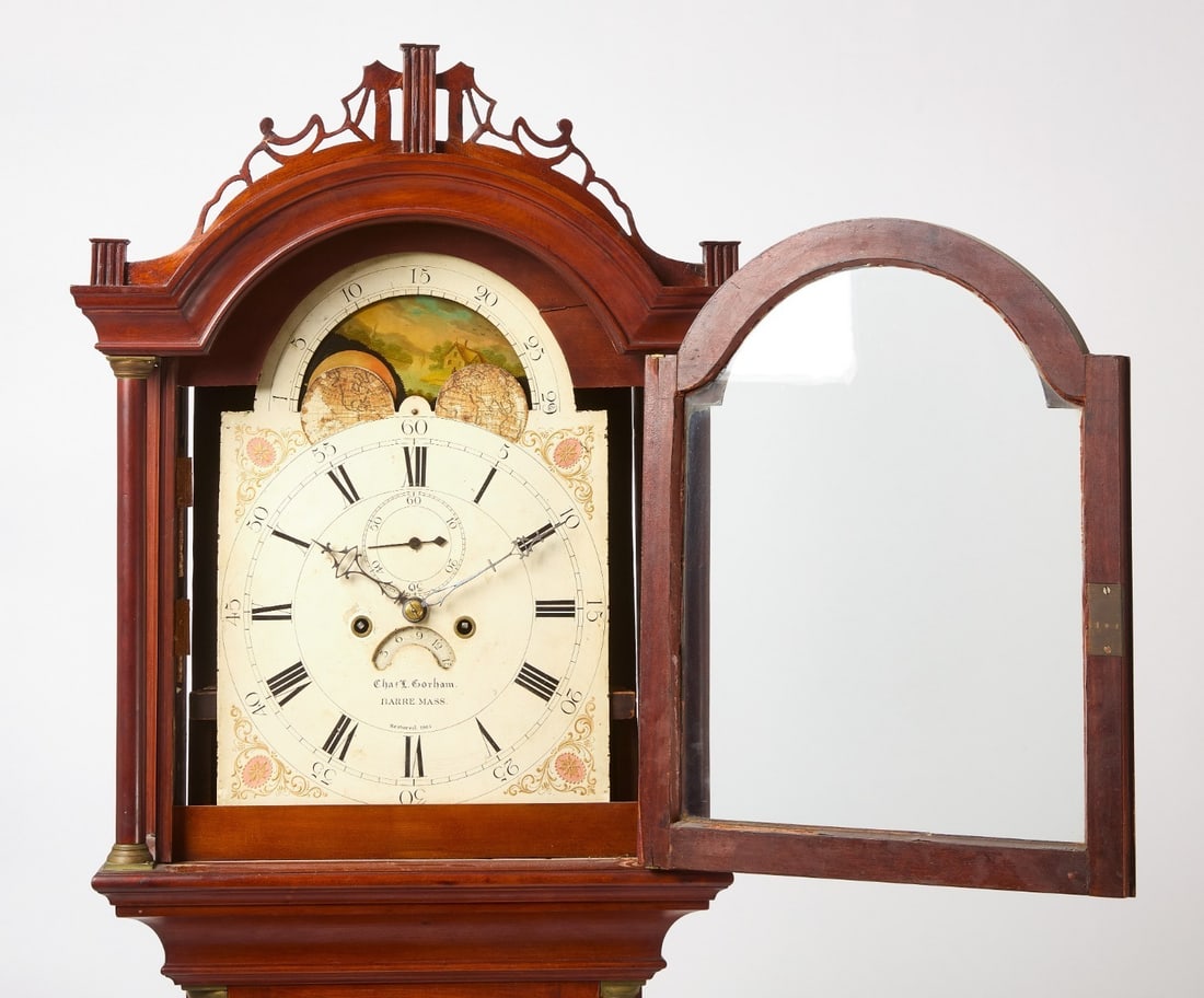 Charles Gorham Tall Case Clock - 3