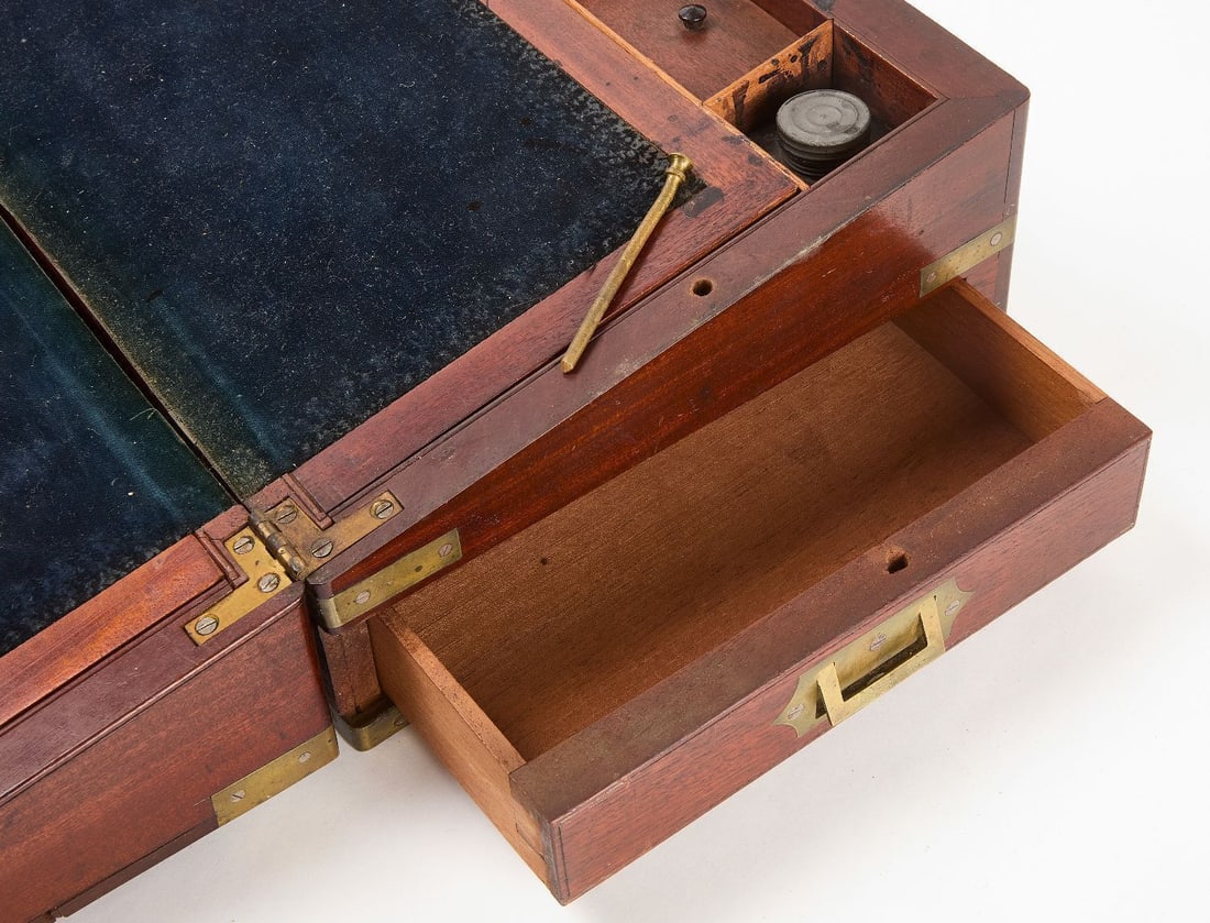 Two Brass-Mounted Writing Boxes - 4