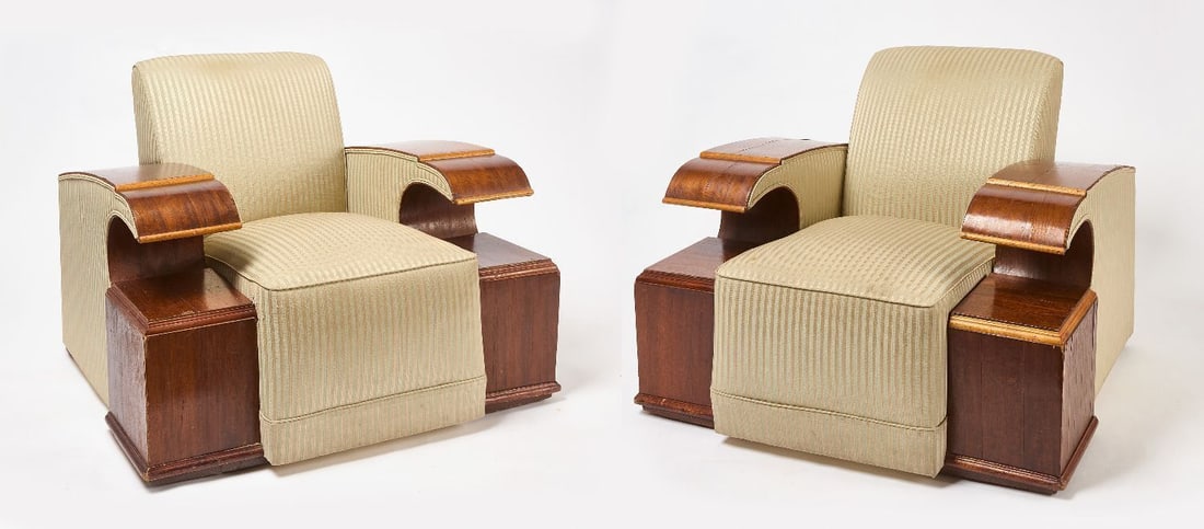Pair of Art Deco Lounge Chairs (1 of 2)