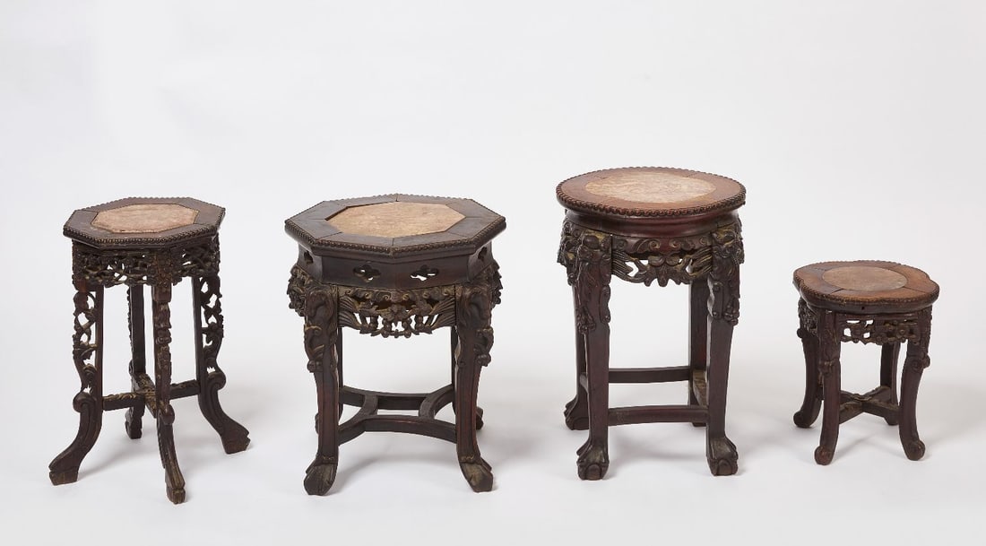 Four Small Chinese Tables (1 of 3)