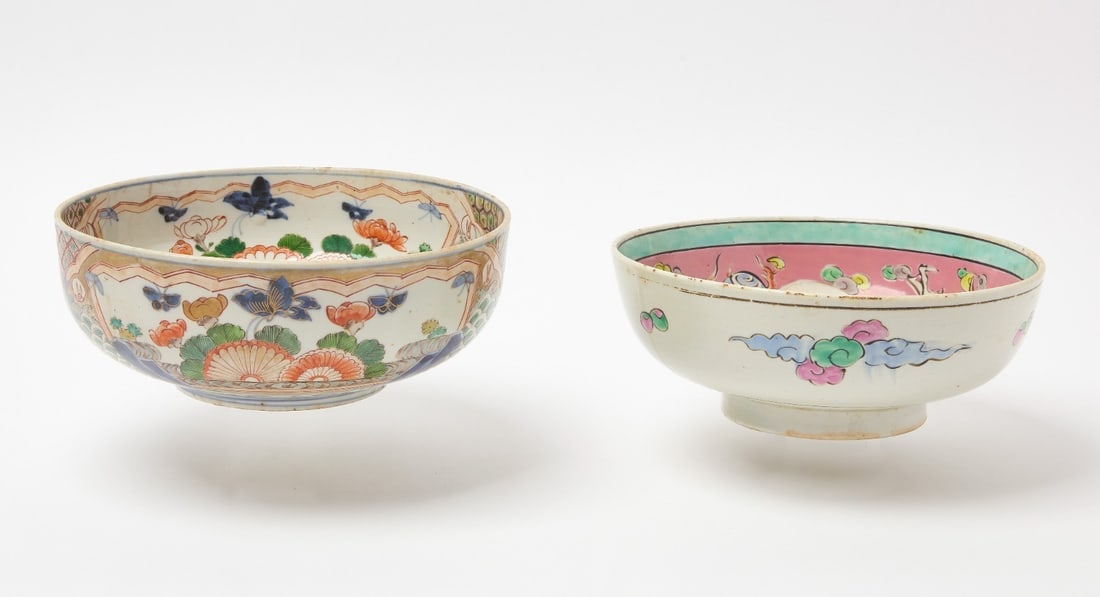 Two Chinese Porcelain Bowls, and Tea Container (1 of 13)