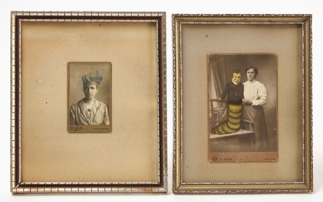 Jana Paleckova - Two Untitled Works, Cabinet Card and Carte De Visite (1 of 2)