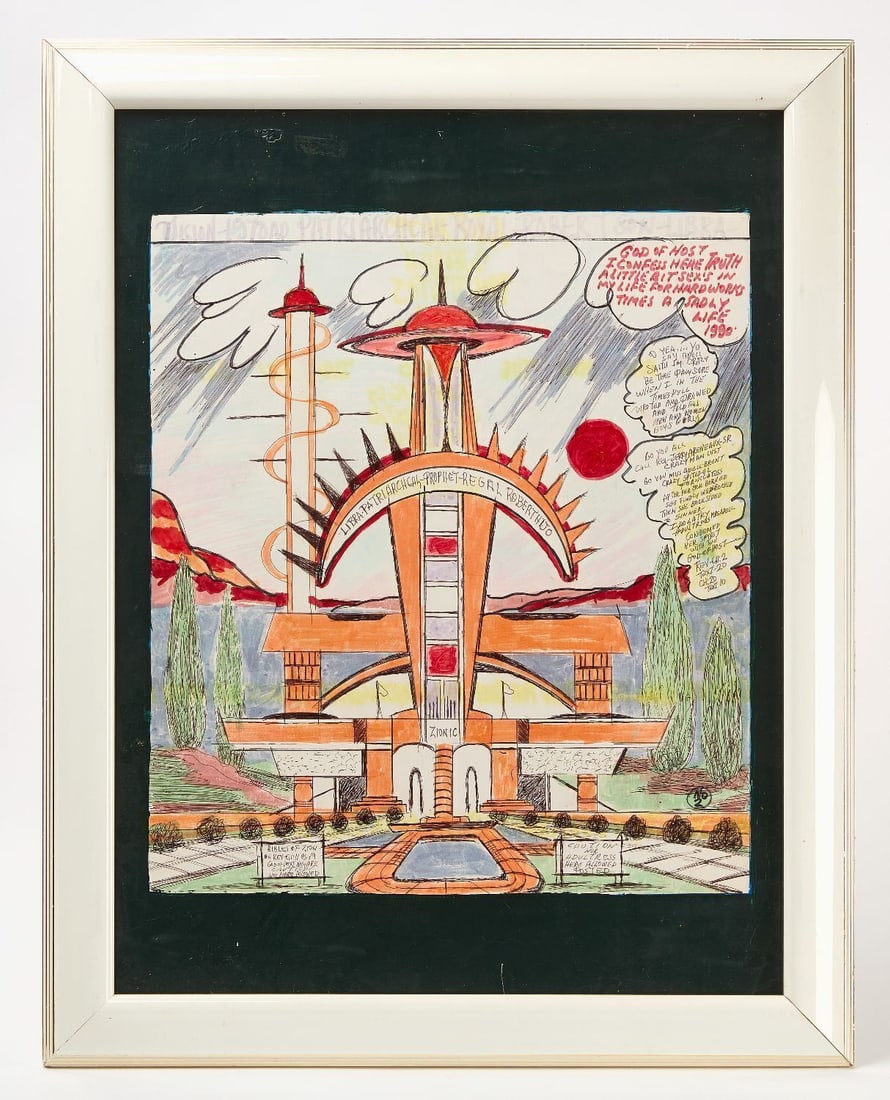 Royal Robertson - Rocket Building (1 of 2)