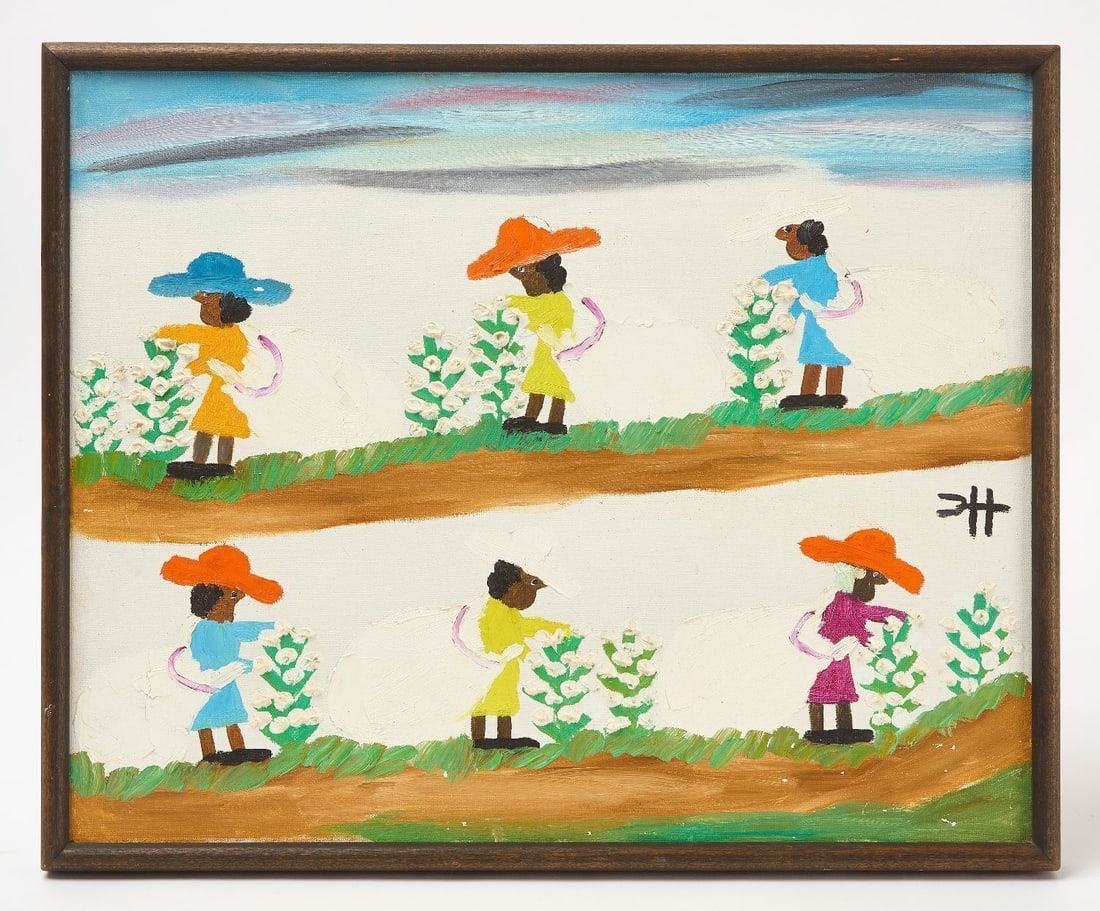 Clementine Hunter - Cotton Pickers (1 of 2)