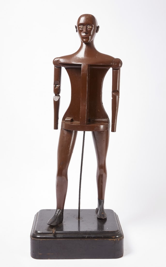 Impressive Life-Size Carved Folk Mannequin (1 of 4)