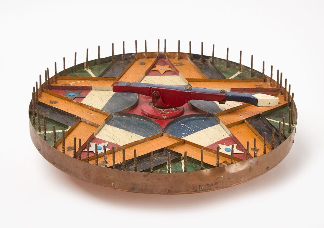 Painted Roulette Game Wheel - 2