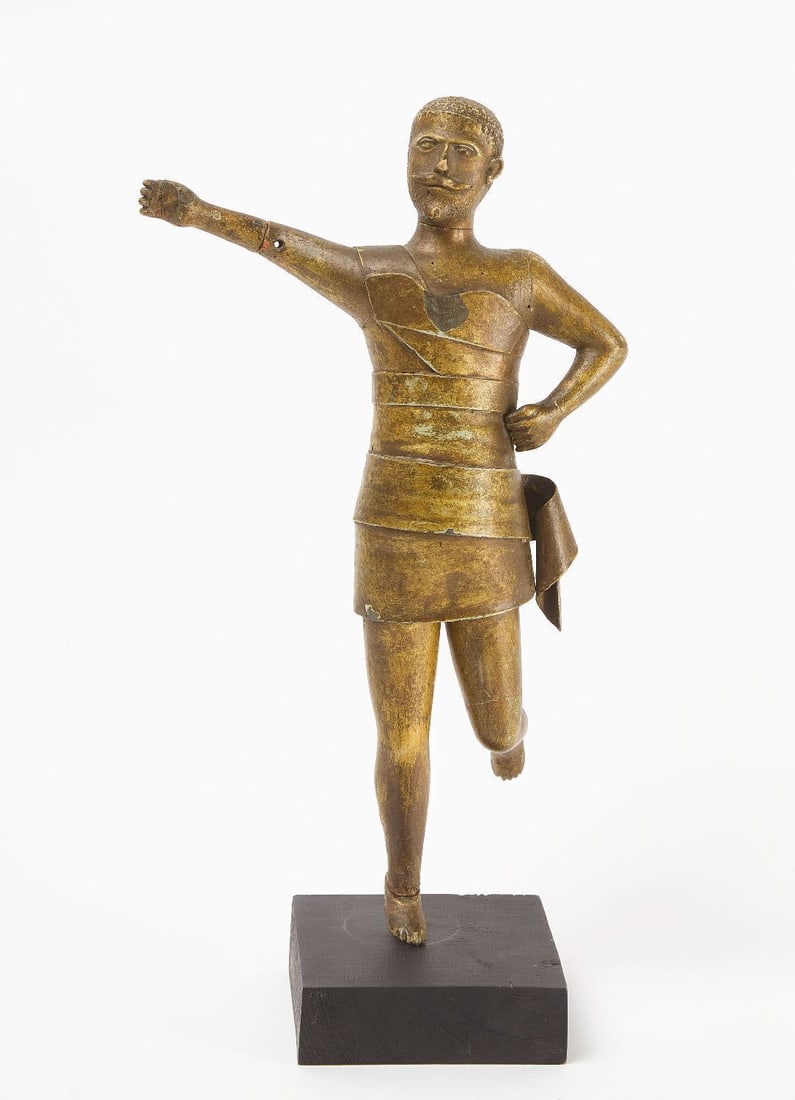 Folk Art Figure of an Athlete (1 of 4)