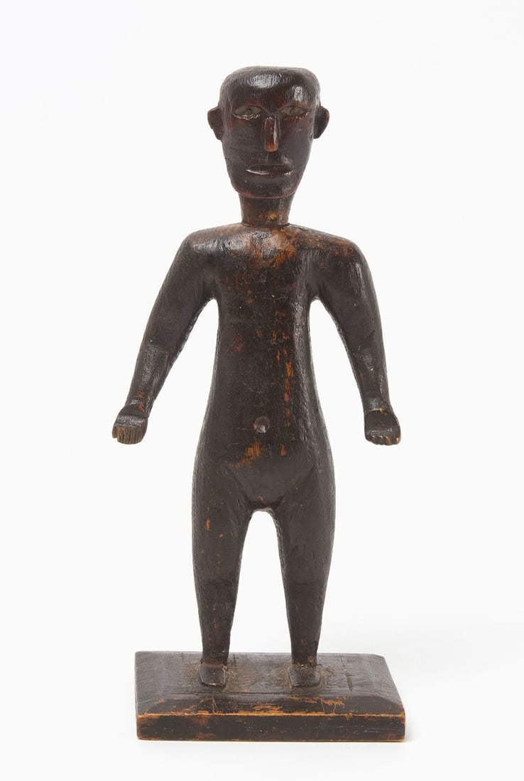 Early Folk Art Carving of a Man (1 of 4)