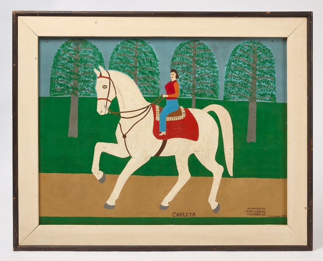 Large Portrait of Carleta on Horse Back (1 of 3)