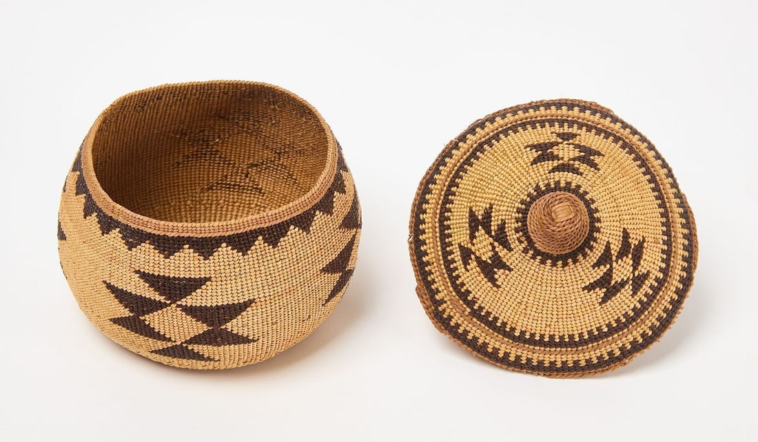 Hupa Lidded Basket - 2