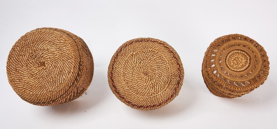 Three Northwest Native American Twined Baskets - 3