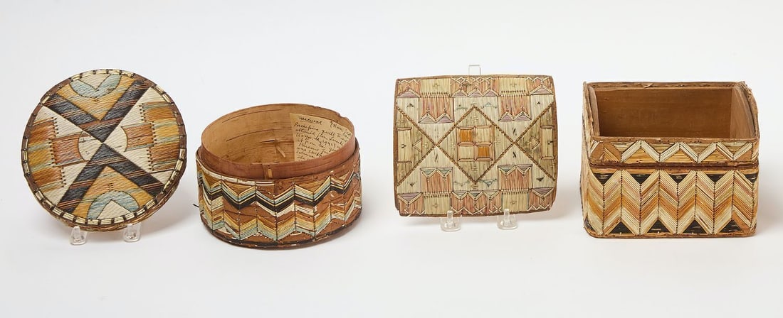 Two Quillwork Boxes - 2