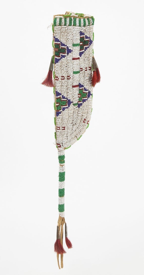 Large Great Lakes Beaded Knife Sheath (1 of 2)