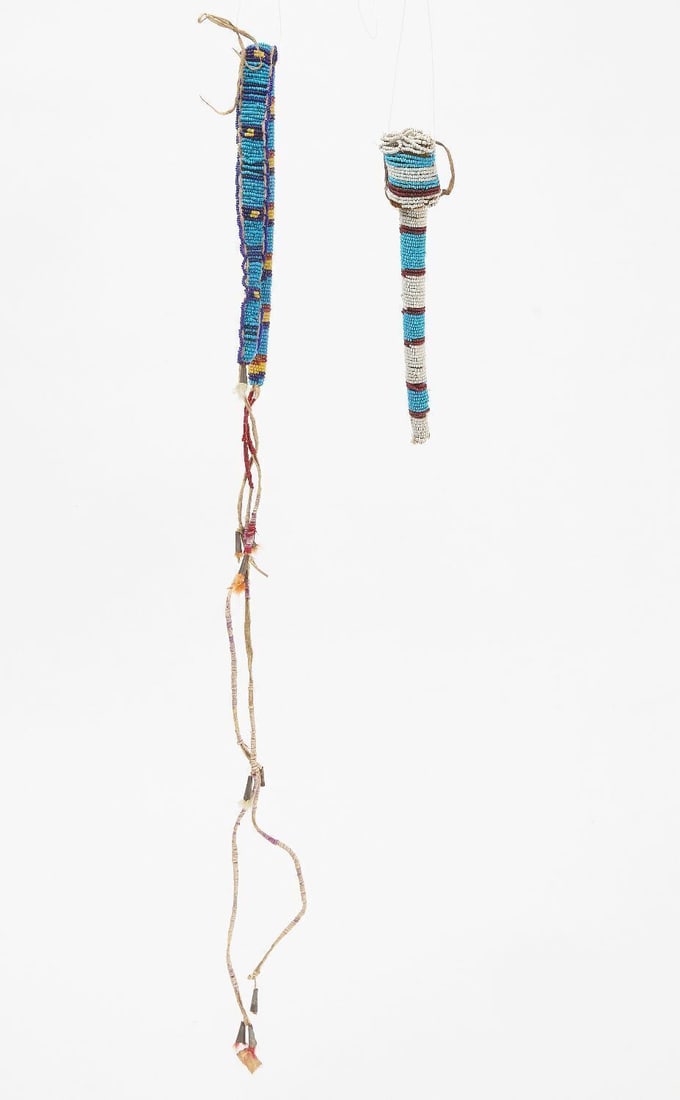 Two Sioux Beaded Awl Cases (1 of 4)