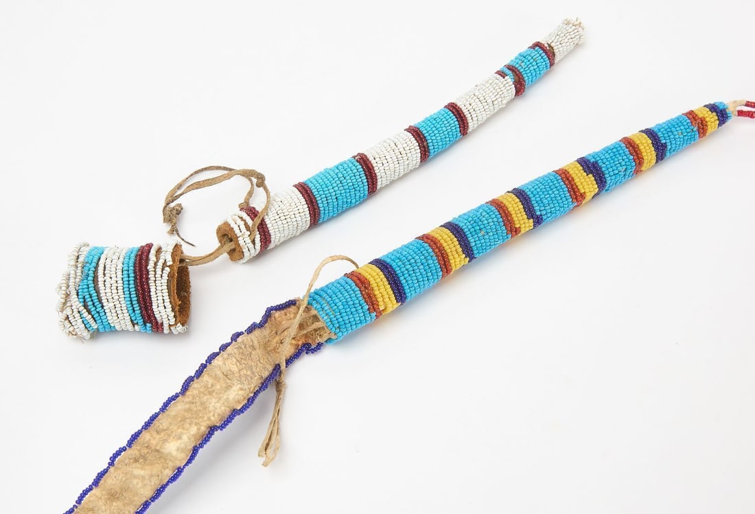 Two Sioux Beaded Awl Cases - 3