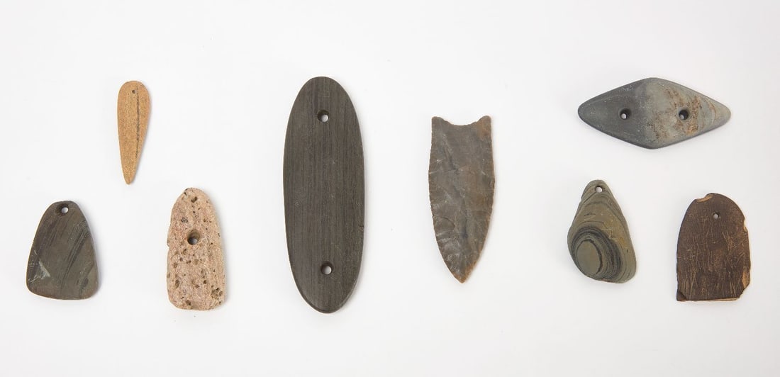 Group of Native American Amulets and Implements (1 of 2)