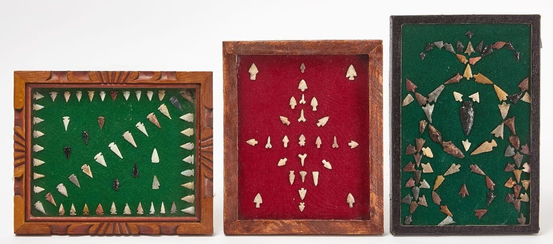 Group of Native American Projectile Points and Artifacts (1 of 1)