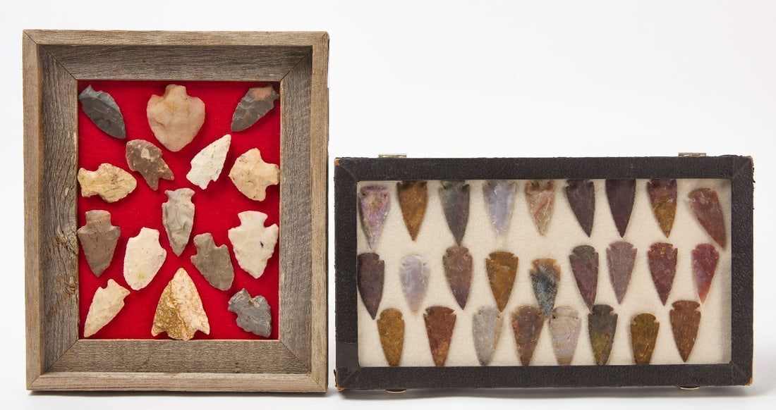 Two Series of Native American Projectile Points (1 of 1)