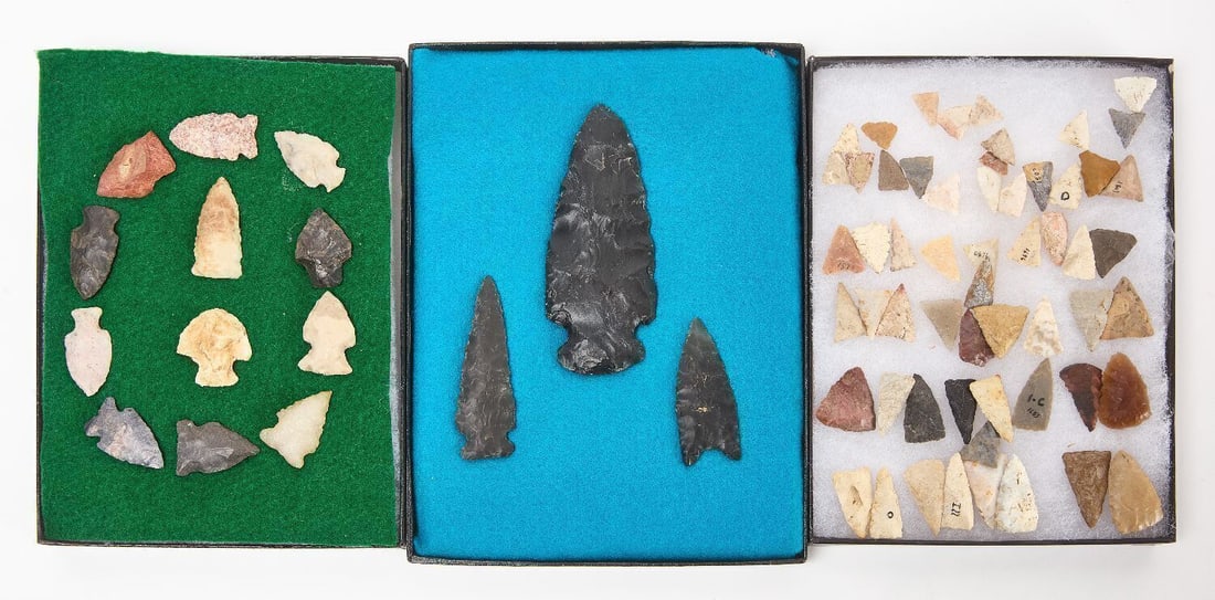 Collection of Native American Projectile Points (1 of 1)