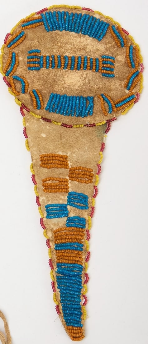 Three Small Native Beaded Bags - 4