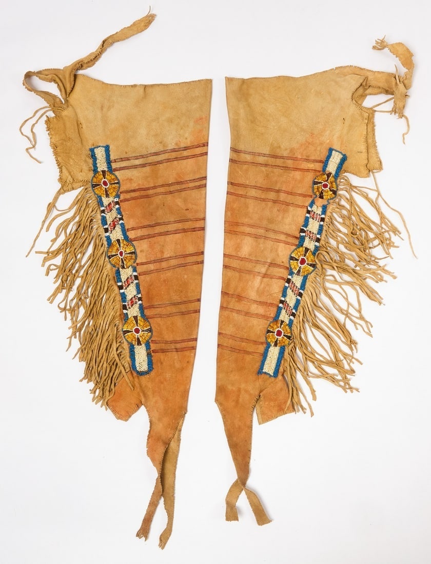 Kiowa Leggings with Quillwork (1 of 4)