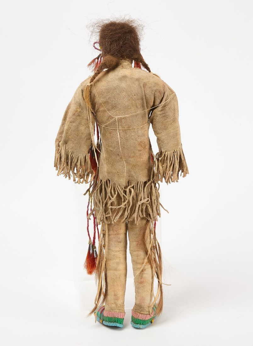 Cheyenne Beadwork and Hide Doll - 2