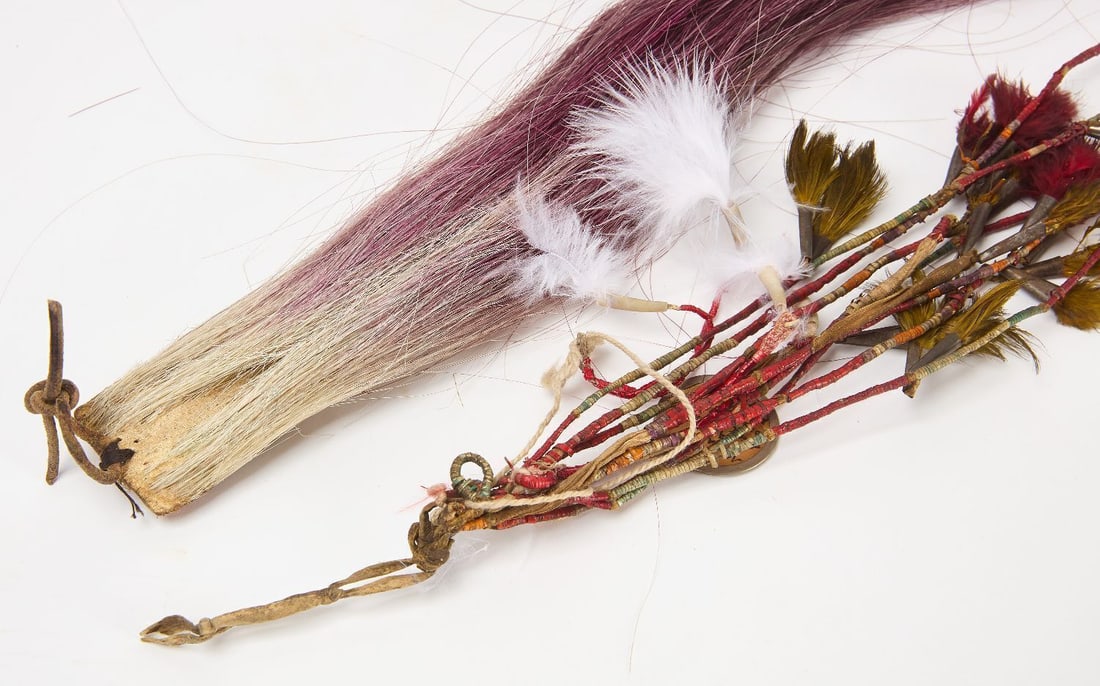 Two Apache Quill Work Ornaments - 2