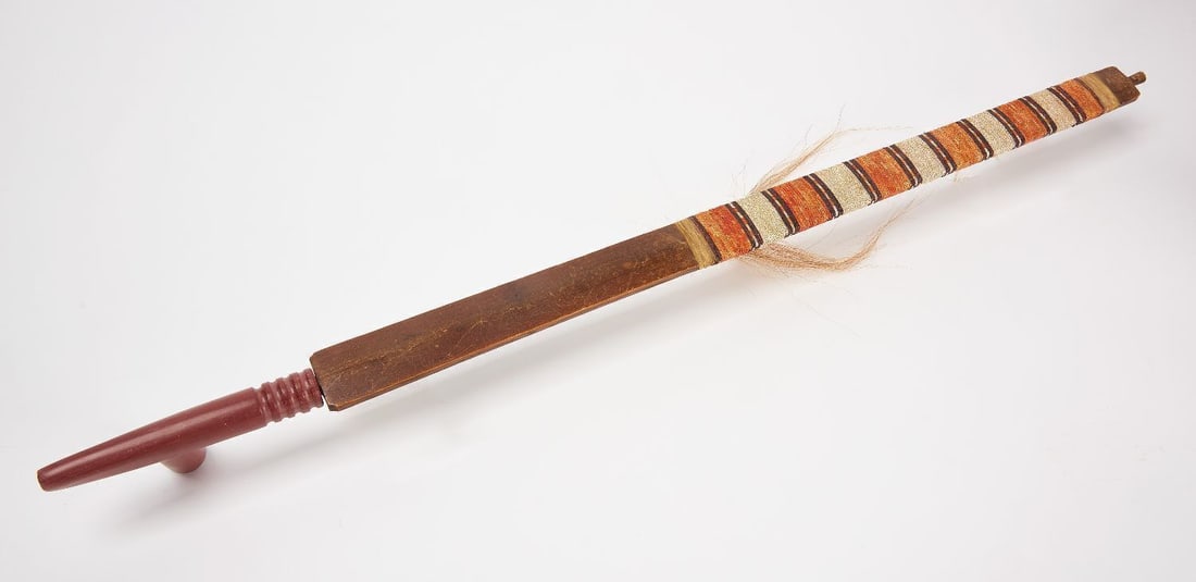 Quilled Pipe Stem with Pipe - 2