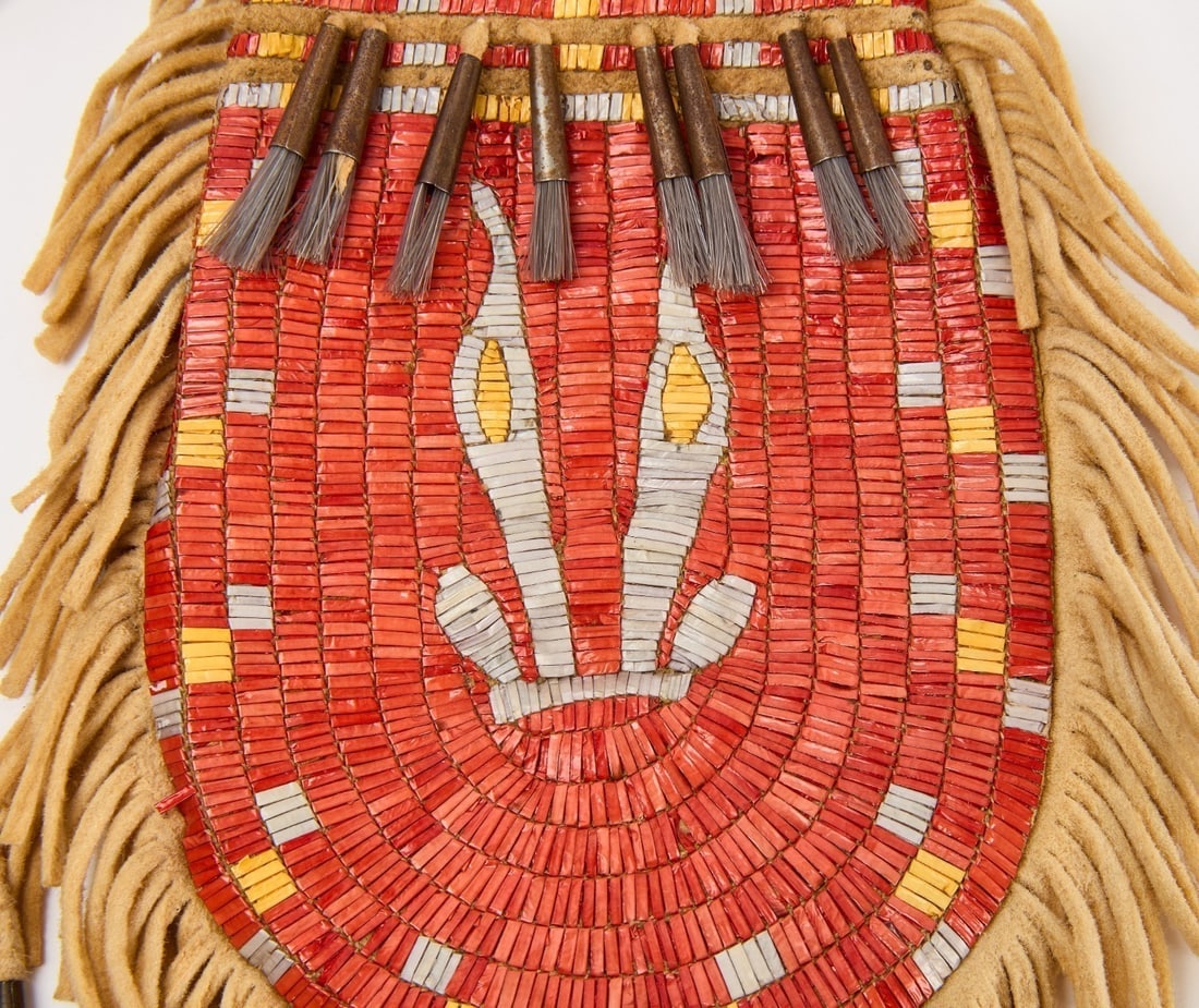 Native American Quillwork Bag - 2