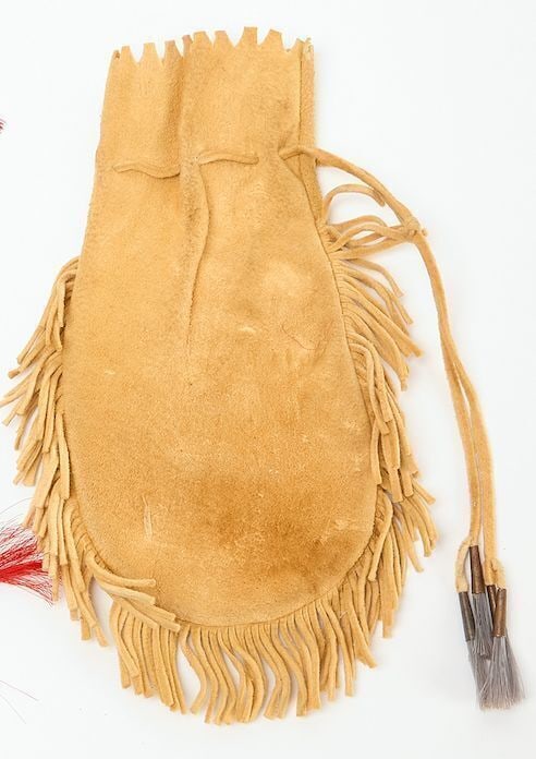 Native American Quillwork Bag - 3