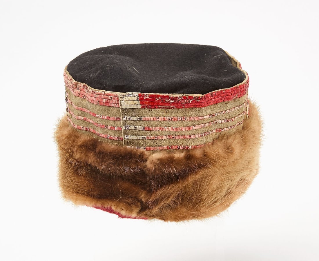 Quilled Osage Hat - 2