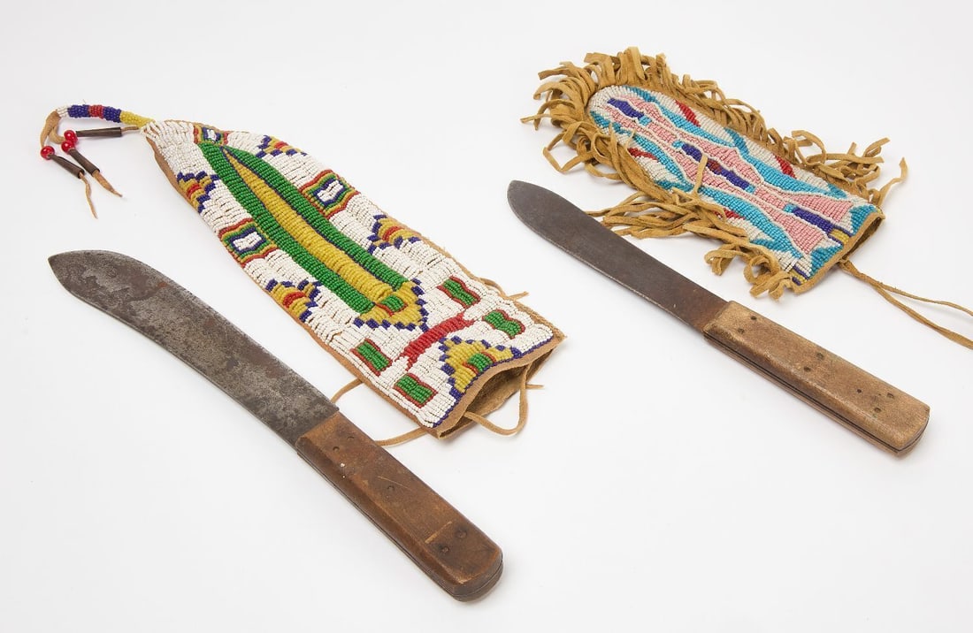 Two Native Knife Sheaths - 3