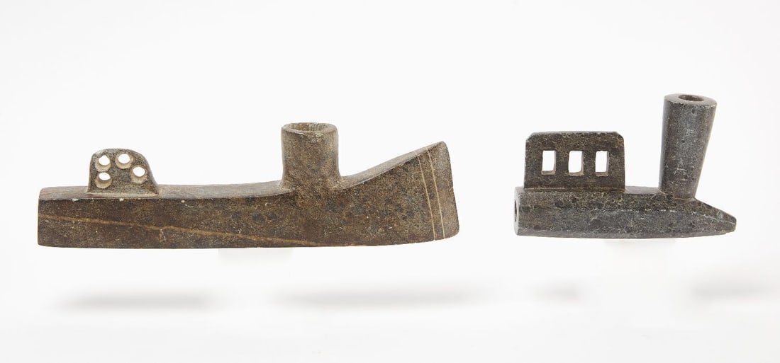 Two Steatite Pipes - 2