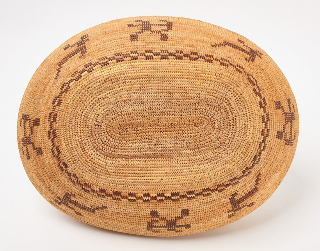 Large Oval Pima Basket - 4
